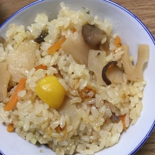 たっぷり野菜入り☆栗ご飯